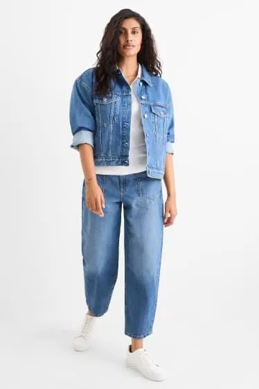 Barrel jeans - high waist