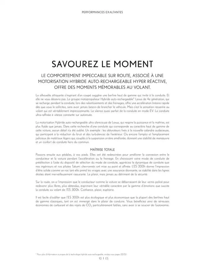 Lexus ES du 27 mars au 27 mars 2026 - Catalogue page 10