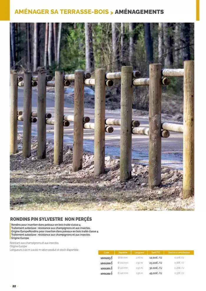 Aménagements Extérieurs 2025 du 26 mars au 31 décembre 2025 - Catalogue page 22