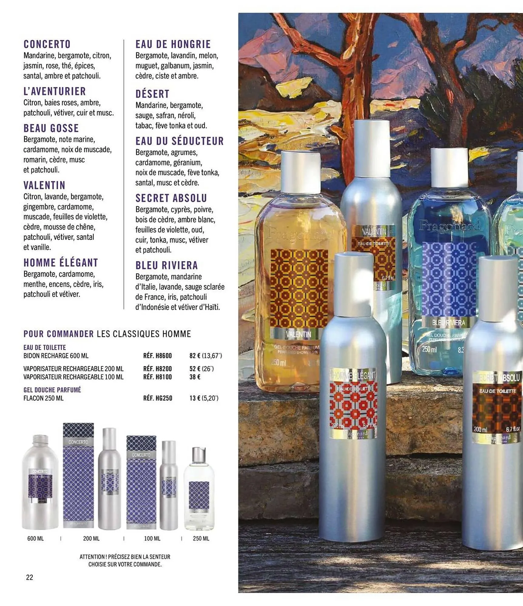 Catalogue Fragonard du 1 avril au 31 décembre 2026 - Catalogue page 22