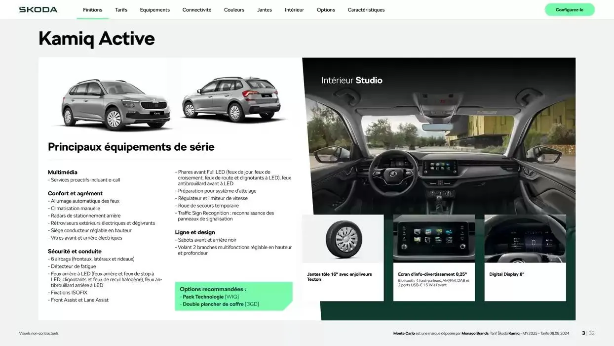 Nouveau Kamiq Selection 1.0 TSI 95ch BVM du 17 octobre au 17 octobre 2025 - Catalogue page 3