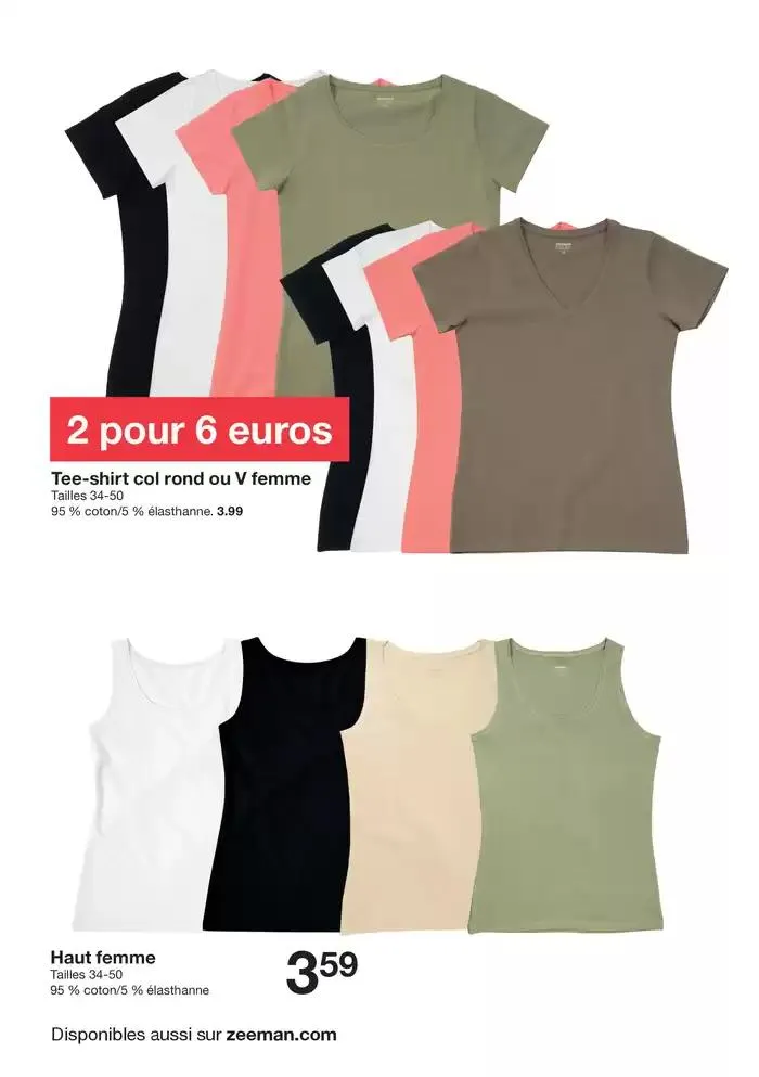 Nos basiques intemporels vont bien avec tout. du 3 mars au 14 mars 2025 - Catalogue page 14