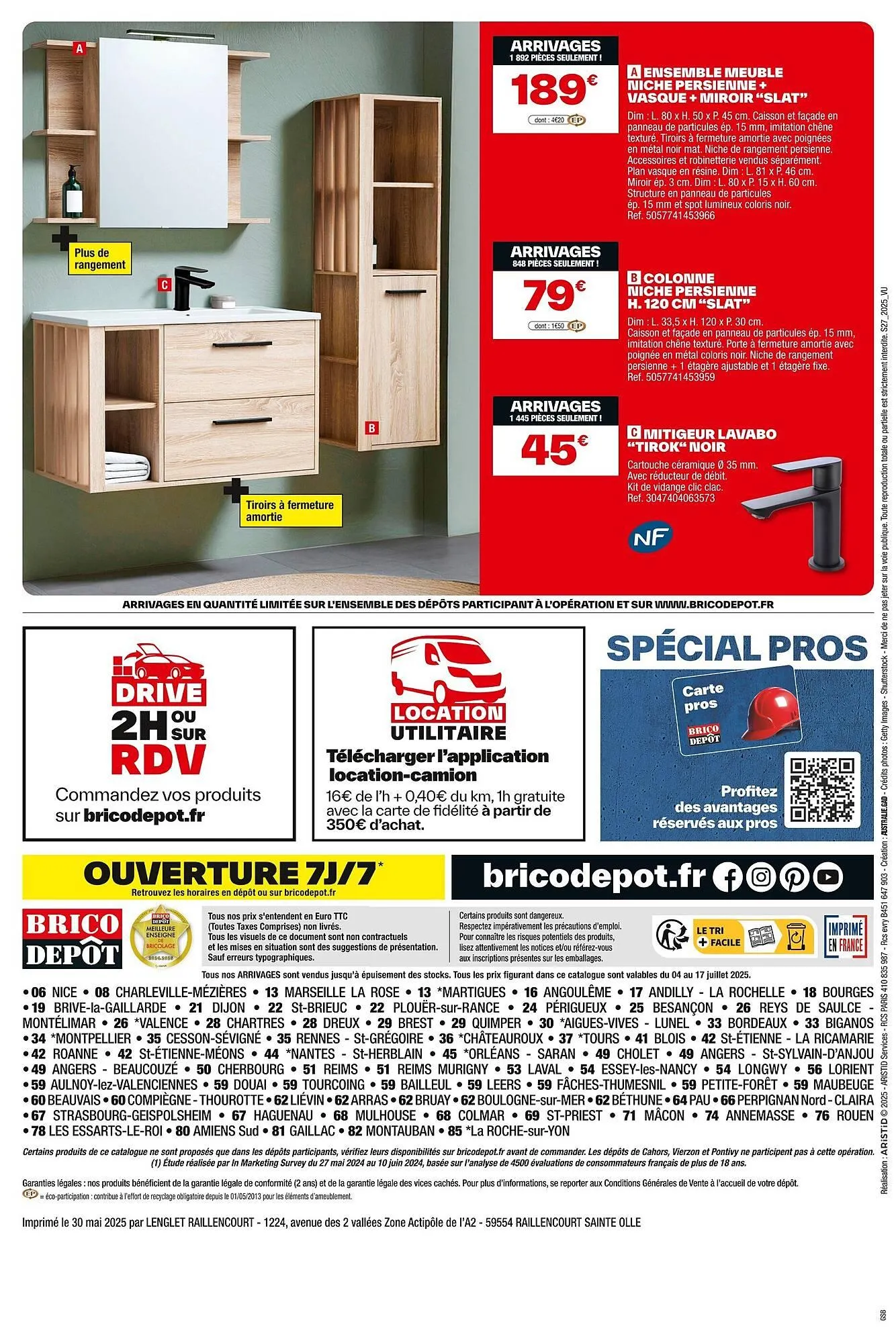 Catalogue Brico Dépôt du 4 juillet au 17 juillet 2025 - Catalogue page 24