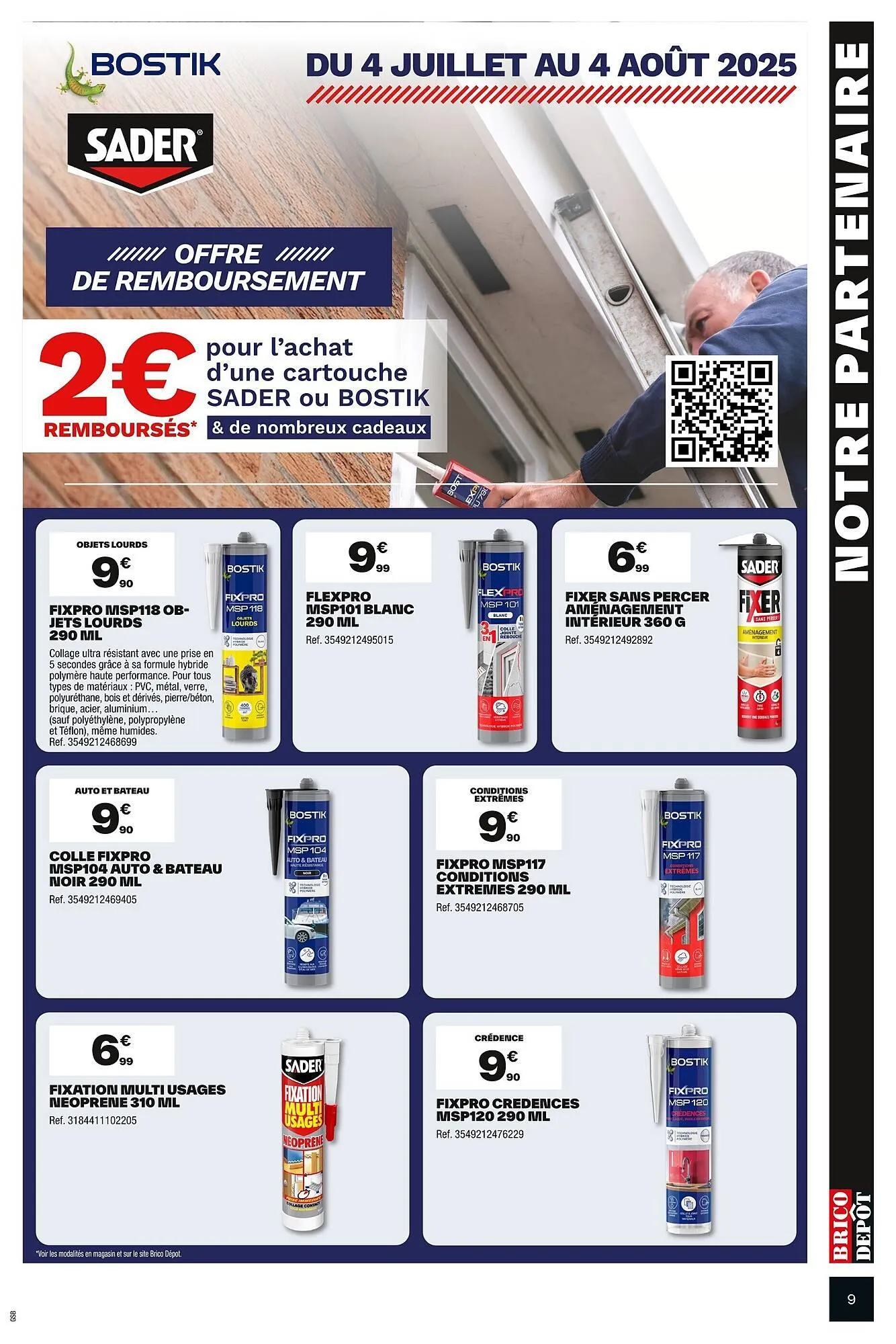 Catalogue Brico Dépôt du 4 juillet au 17 juillet 2025 - Catalogue page 9