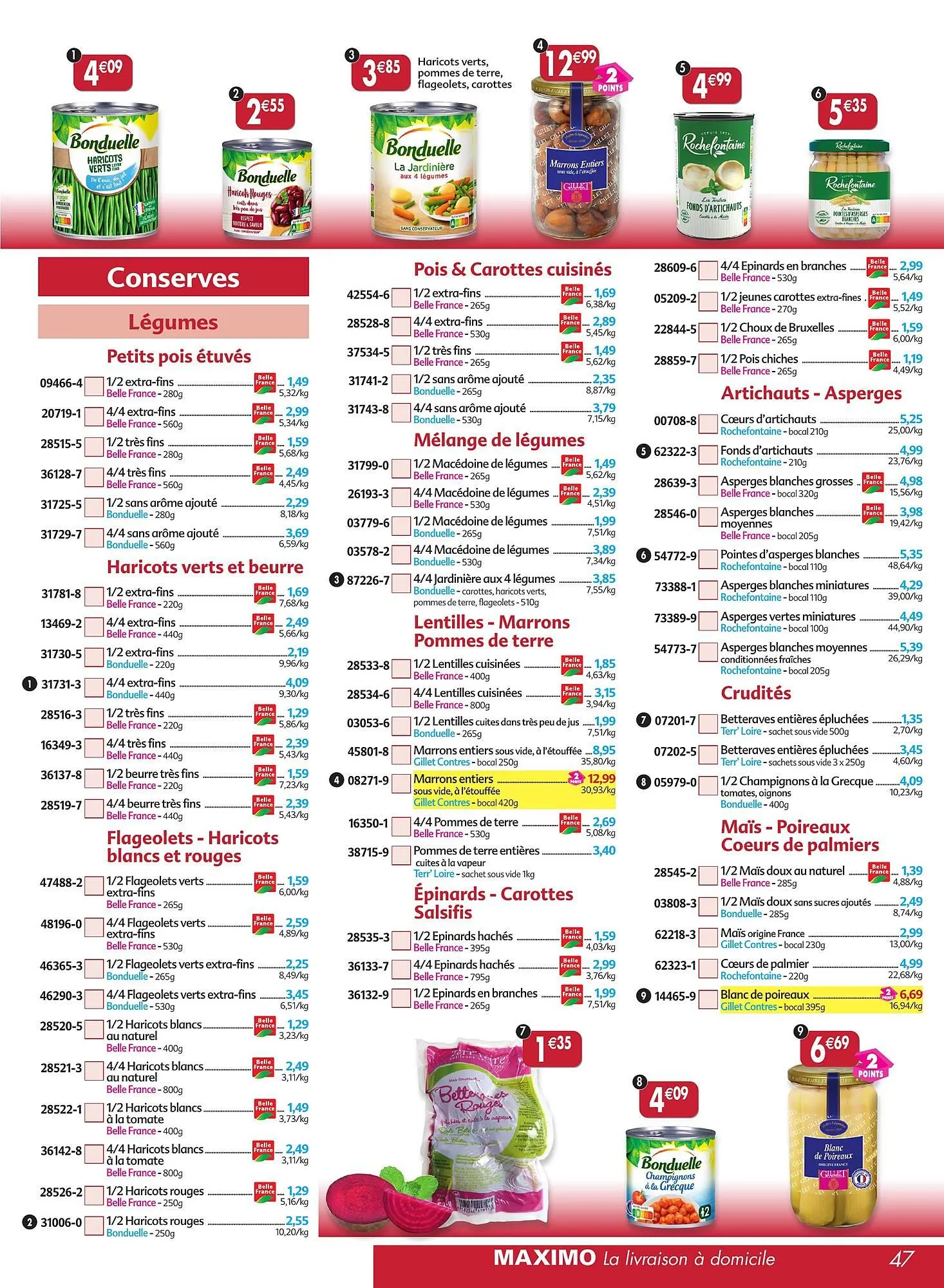 Catalogue Maximo du 30 septembre au 31 octobre 2025 - Catalogue page 47