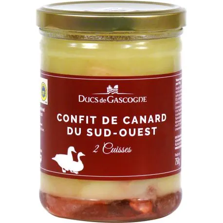 Confit de canard du Sud-Ouest (2 cuisses)