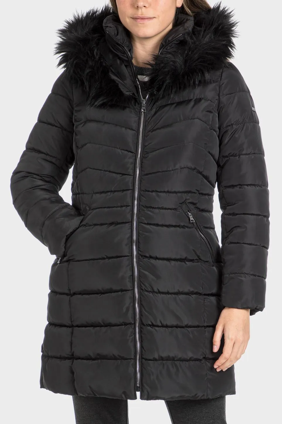 Parka capuche fourrure