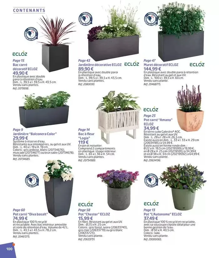 BARBEUC, SIESTE, PÉTANQUE PLACE À LA DÉTENTE du 27 février au 23 juin 2025 - Catalogue page 99