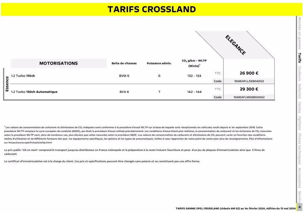 Opel Crossland du 17 décembre au 17 décembre 2025 - Catalogue page 5