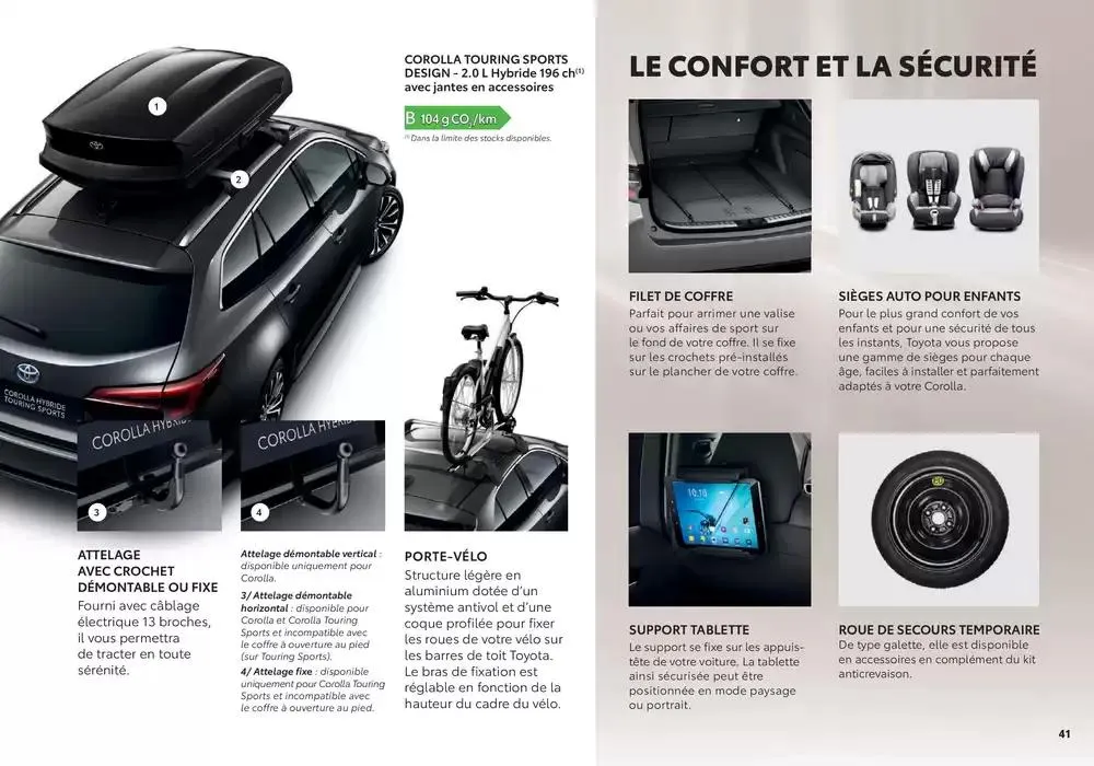 Toyota Corolla Hybride du 6 novembre au 6 novembre 2025 - Catalogue page 41
