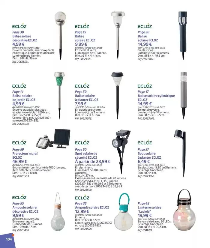 BARBEUC, SIESTE, PÉTANQUE PLACE À LA DÉTENTE du 27 février au 23 juin 2025 - Catalogue page 103