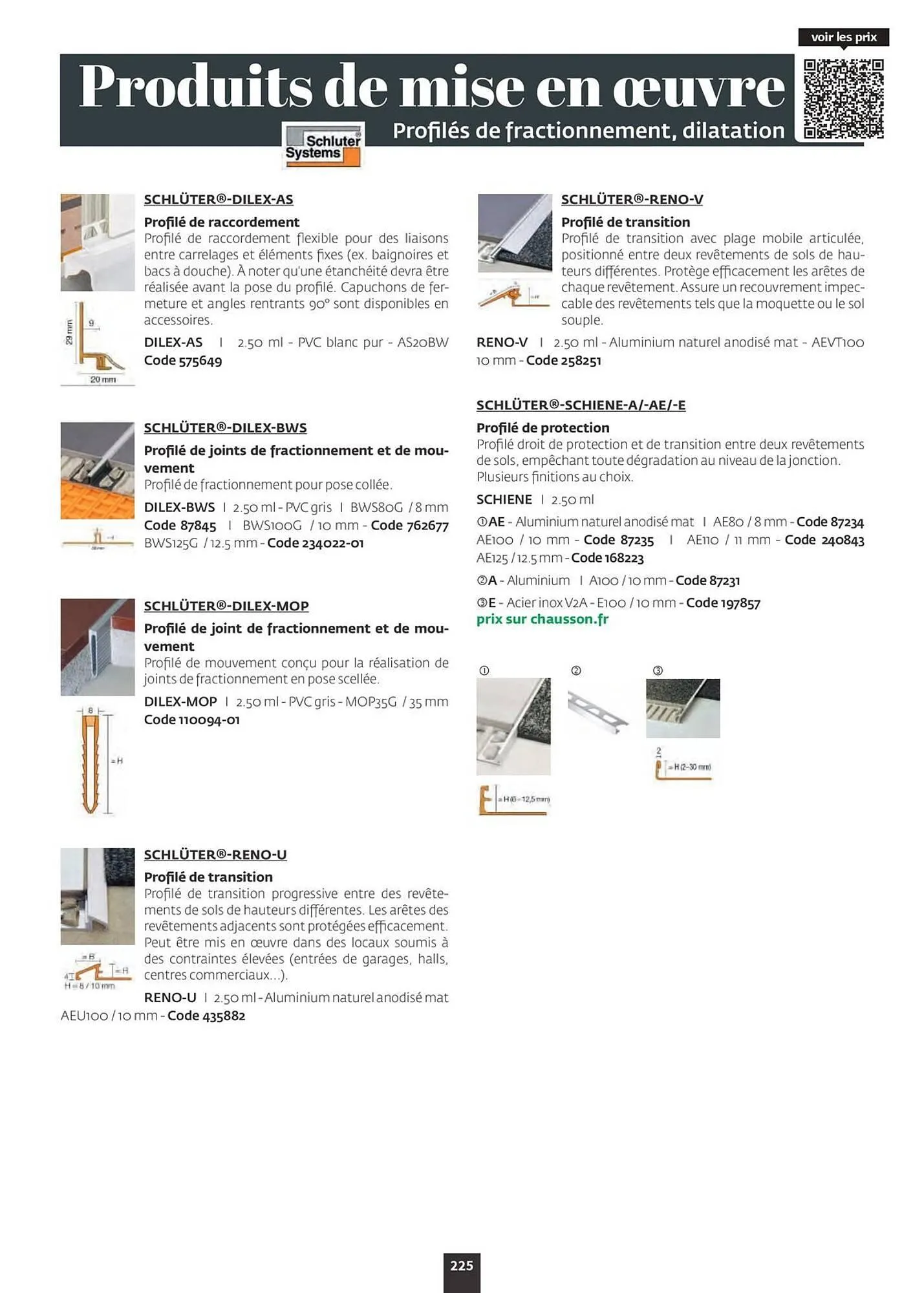 Catalogue Chausson Matériaux du 12 septembre au 31 décembre 2026 - Catalogue page 227