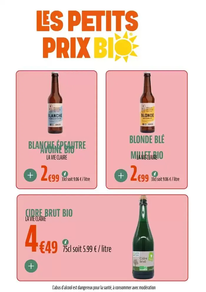 LES PETITS PRIX BIO du 11 mars au 31 décembre 2025 - Catalogue page 58