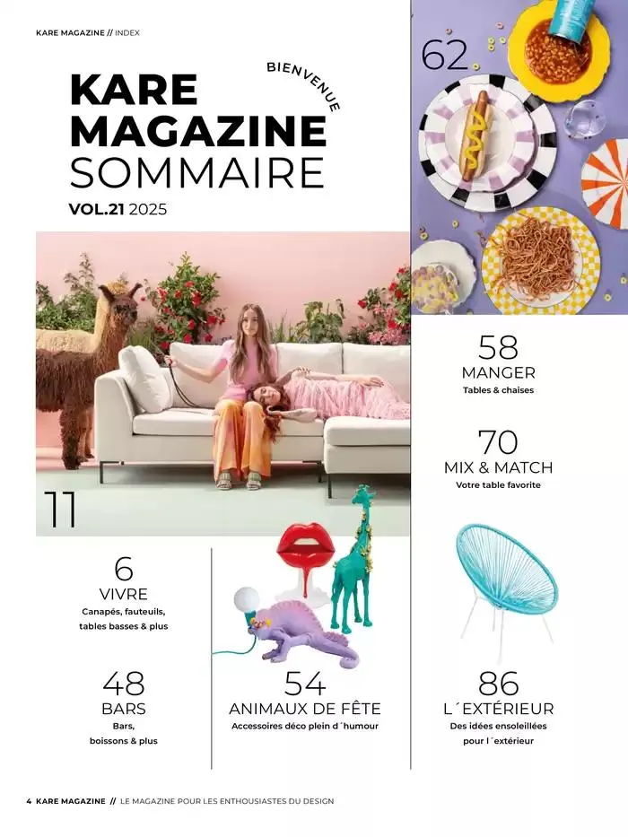 LE MAGAZINE POUR LES ENTHOUSIASTES DU DESIGN du 6 février au 31 décembre 2025 - Catalogue page 4