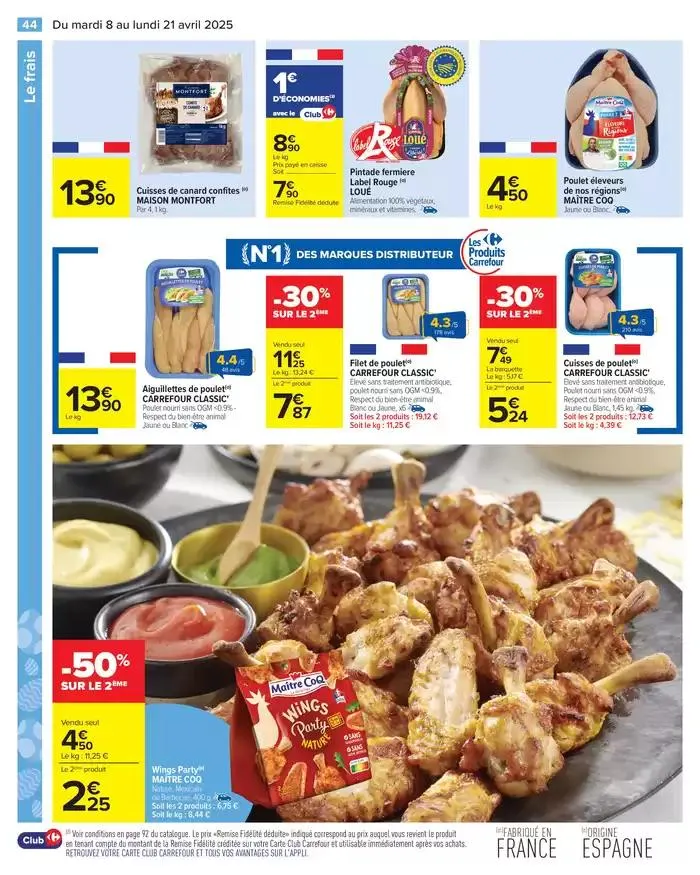 JOYEUSES PÂQUES & MEILLEURS PRIX du 8 avril au 21 avril 2025 - Catalogue page 46