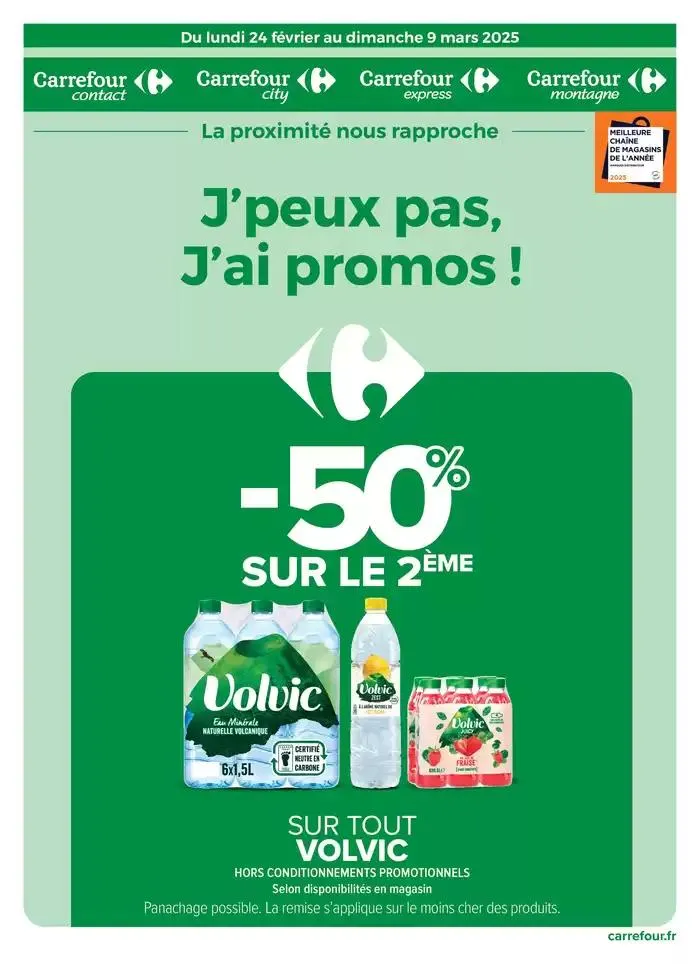 J'PEUX PAS, J'AI PROMOS ! du 24 février au 9 mars 2025 - Catalogue page 1