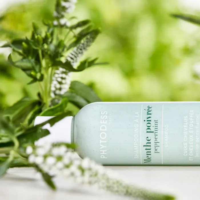 Shampooing à la menthe poivrée - Action détoxifiante