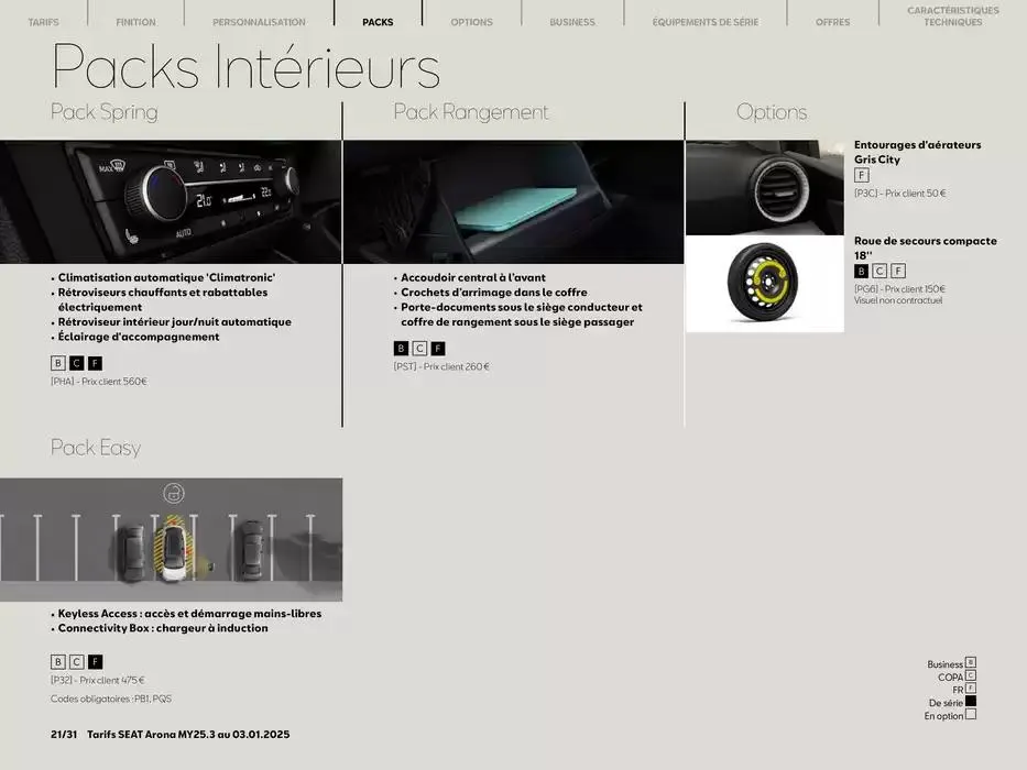 SEAT Arona du 17 janvier au 17 janvier 2026 - Catalogue page 21