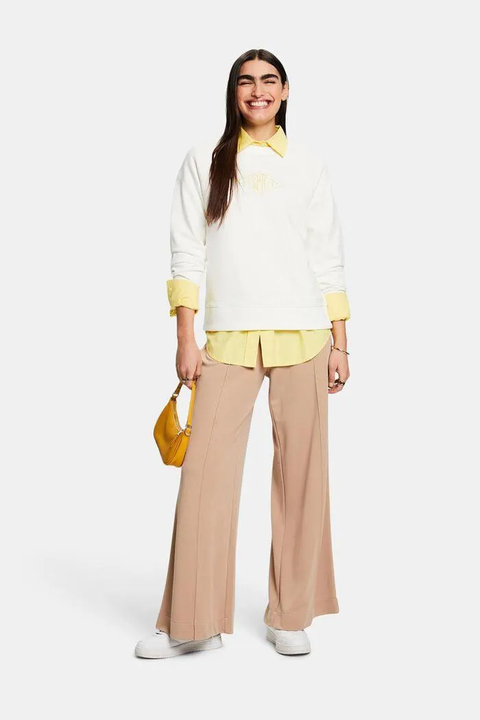 Sweat-shirt à logo brodé