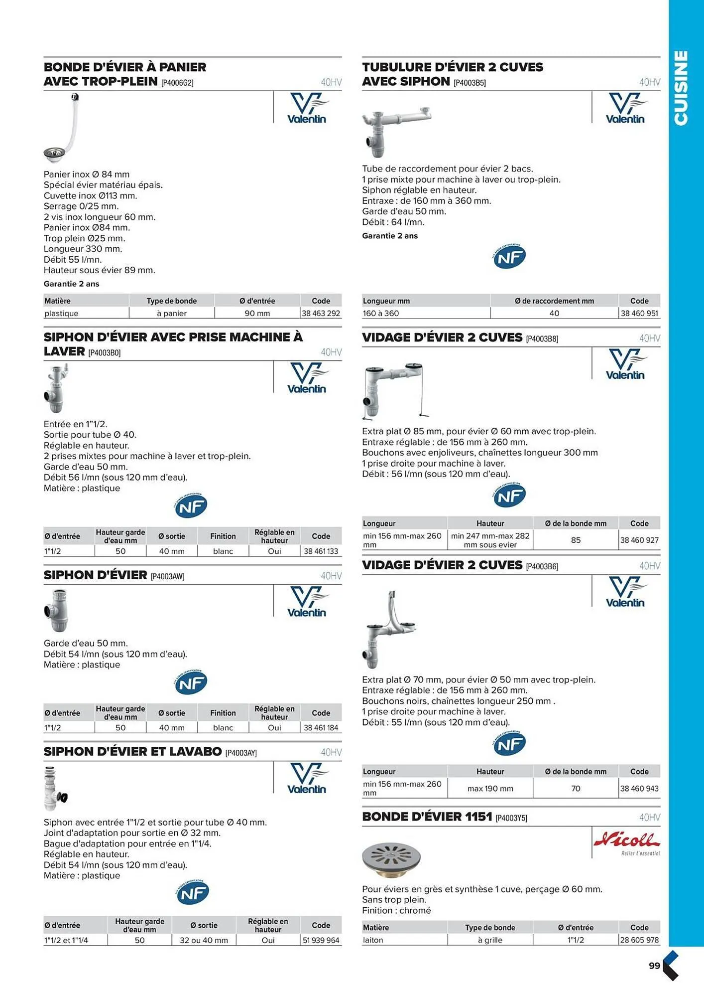 Catalogue Prolians du 2 octobre au 31 décembre 2025 - Catalogue page 99