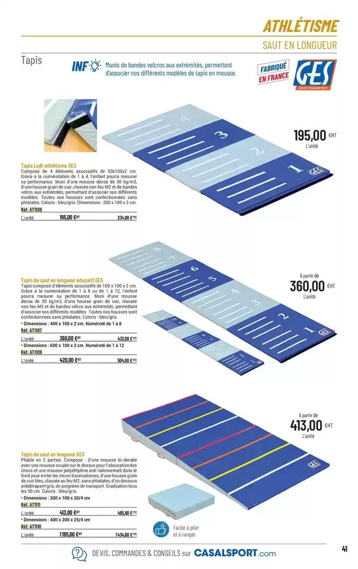 ÉQUIPEMENT SPORTIF du 6 mars au 31 décembre 2025 - Catalogue page 13