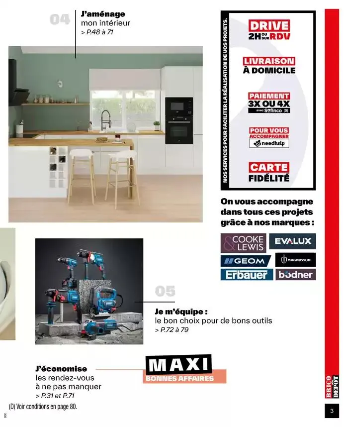 J’améliore mon habitat à prix dépôt du 2 octobre au 9 octobre 2024 - Catalogue page 3