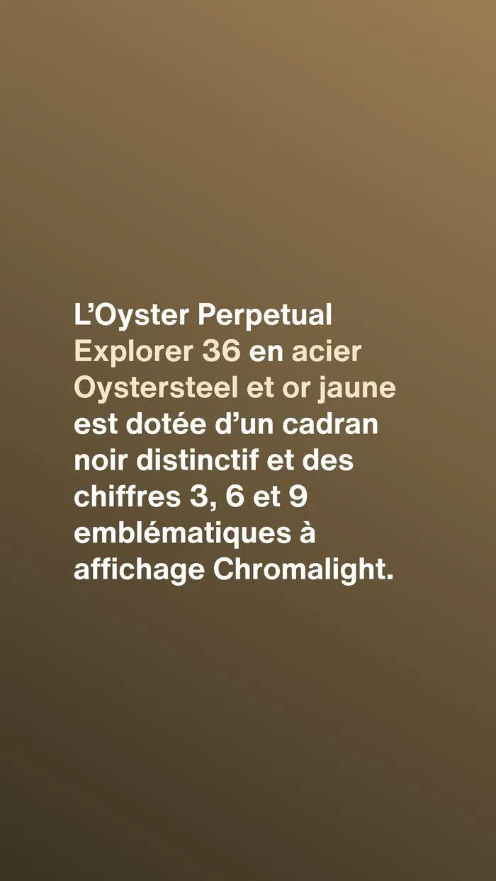 Rolex Explorer du 24 septembre au 23 septembre 2025 - Catalogue page 2