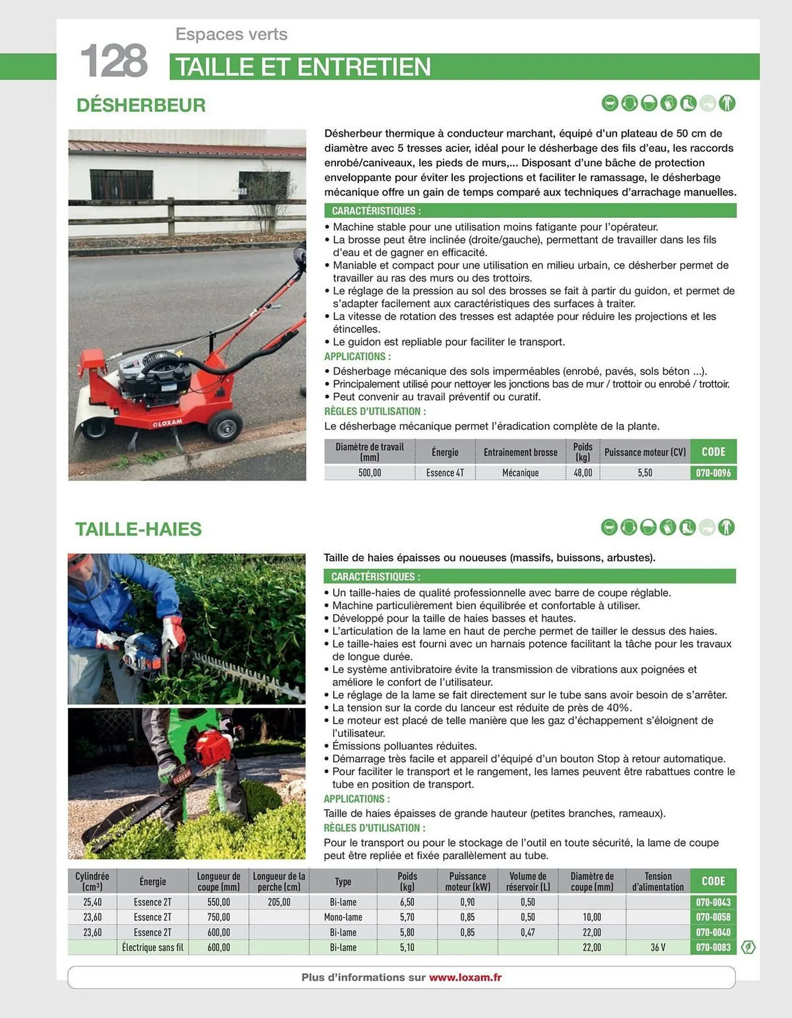 Catalogue Loxam du 10 avril au 31 décembre 2025 - Catalogue page 130