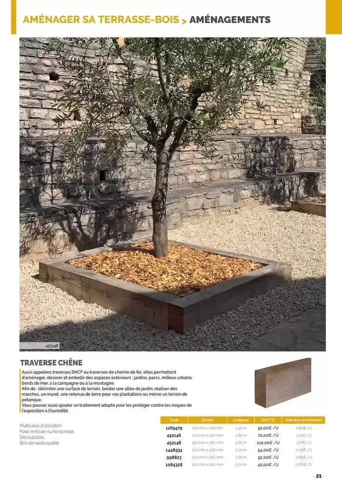 Aménagements Extérieurs 2025 du 26 mars au 31 décembre 2025 - Catalogue page 21