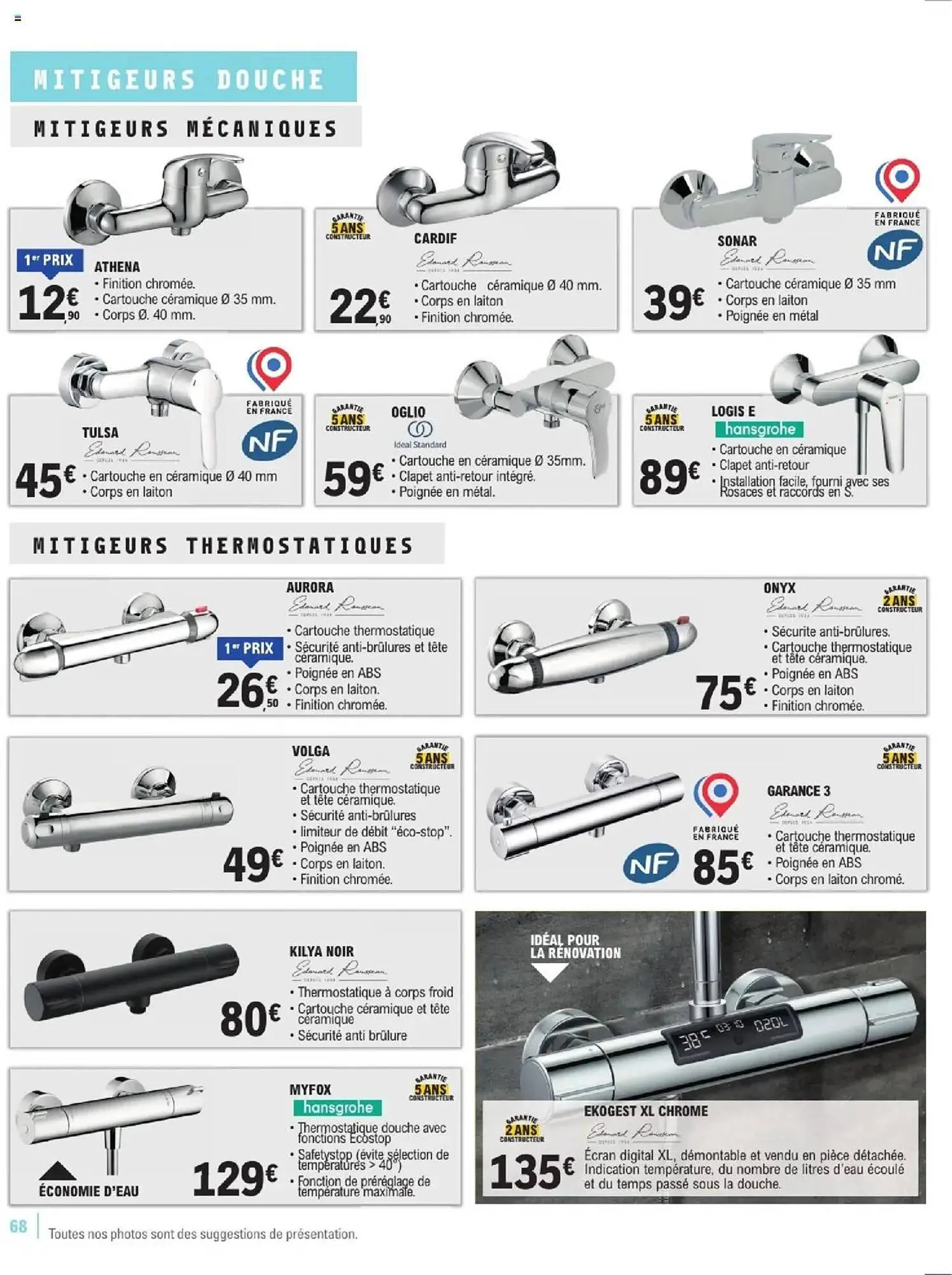 Catalogue E.Leclerc Brico du 7 janvier au 31 décembre 2025 - Catalogue page 68