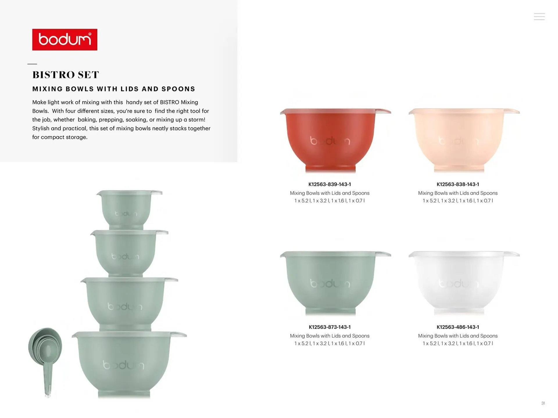 Catalogue Bodum du 9 février au 31 décembre 2026 - Catalogue page 31