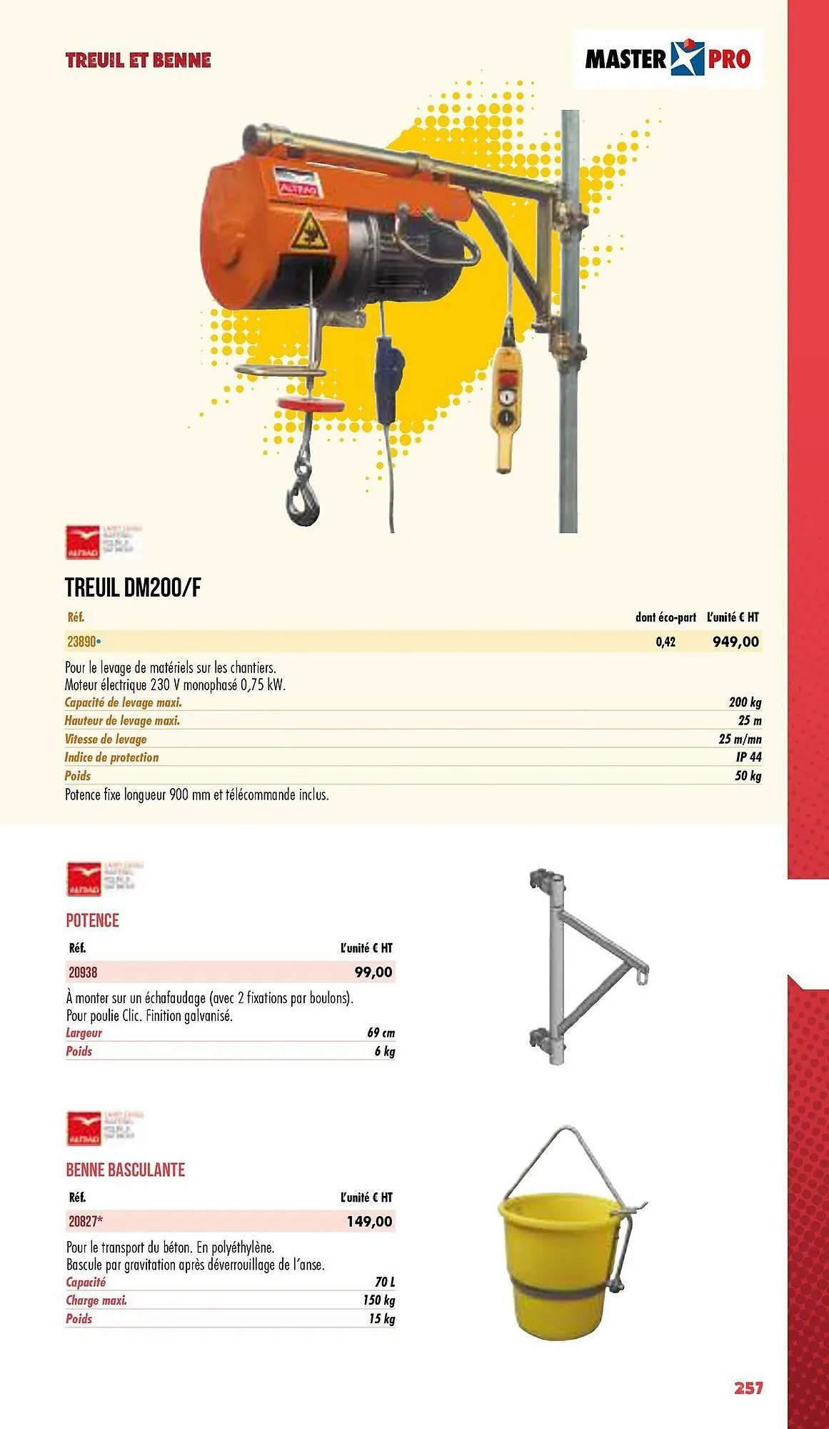 Catalogue Master Pro du 3 janvier au 31 décembre 2025 - Catalogue page 259