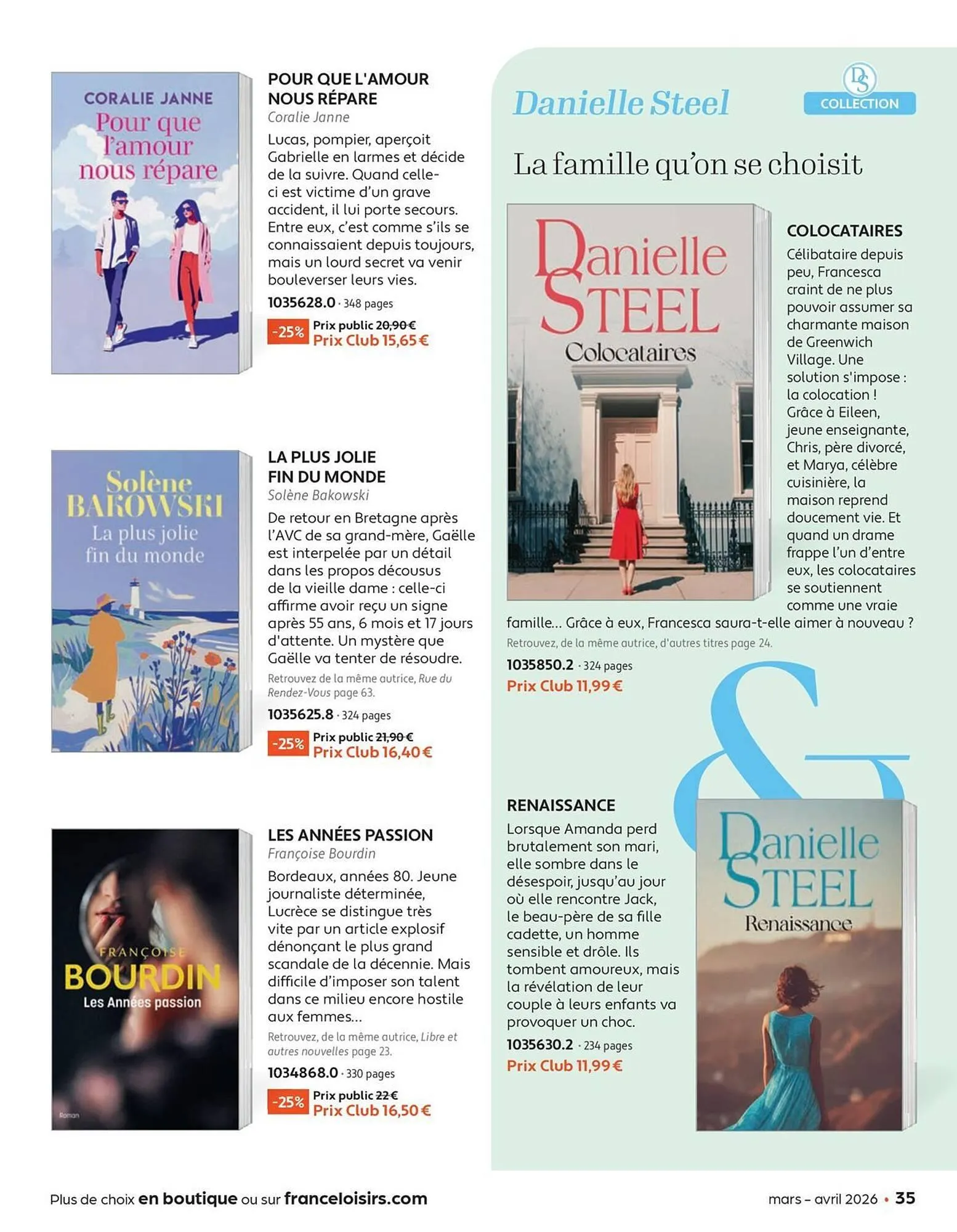 Catalogue France Loisirs du 2 mars au 30 avril 2026 - Catalogue page 35