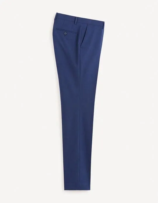 Pantalon de costume slim - bleu