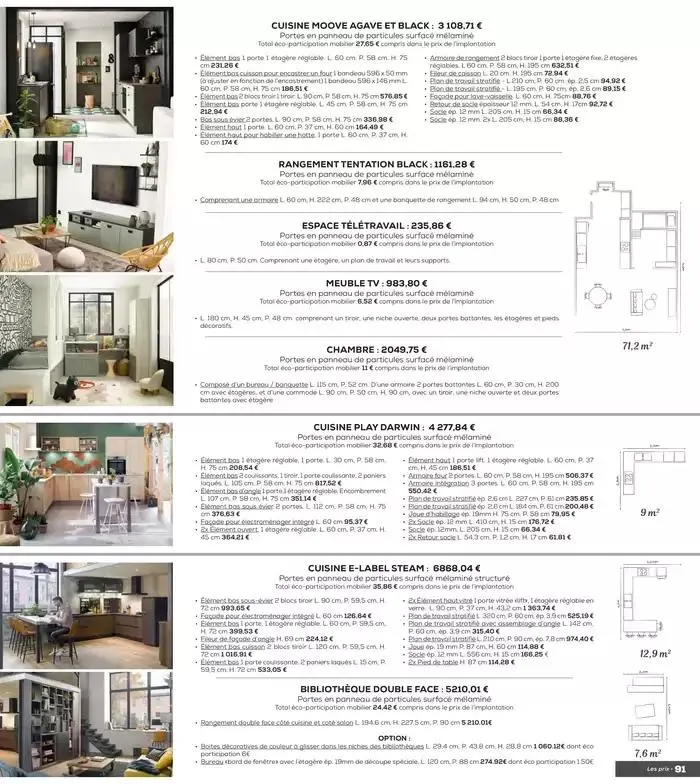 Le Mag Cuisinella 2025 du 7 janvier au 31 décembre 2025 - Catalogue page 93