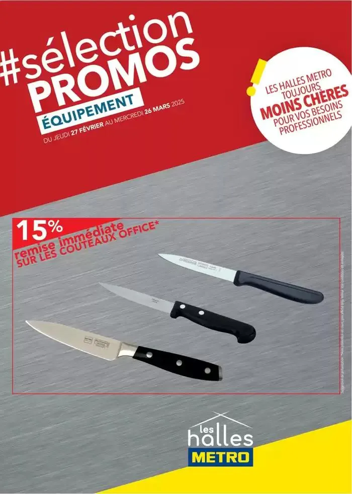 Metro #Sélection Promos Equipement du 28 février au 26 mars 2025 - Catalogue page 1