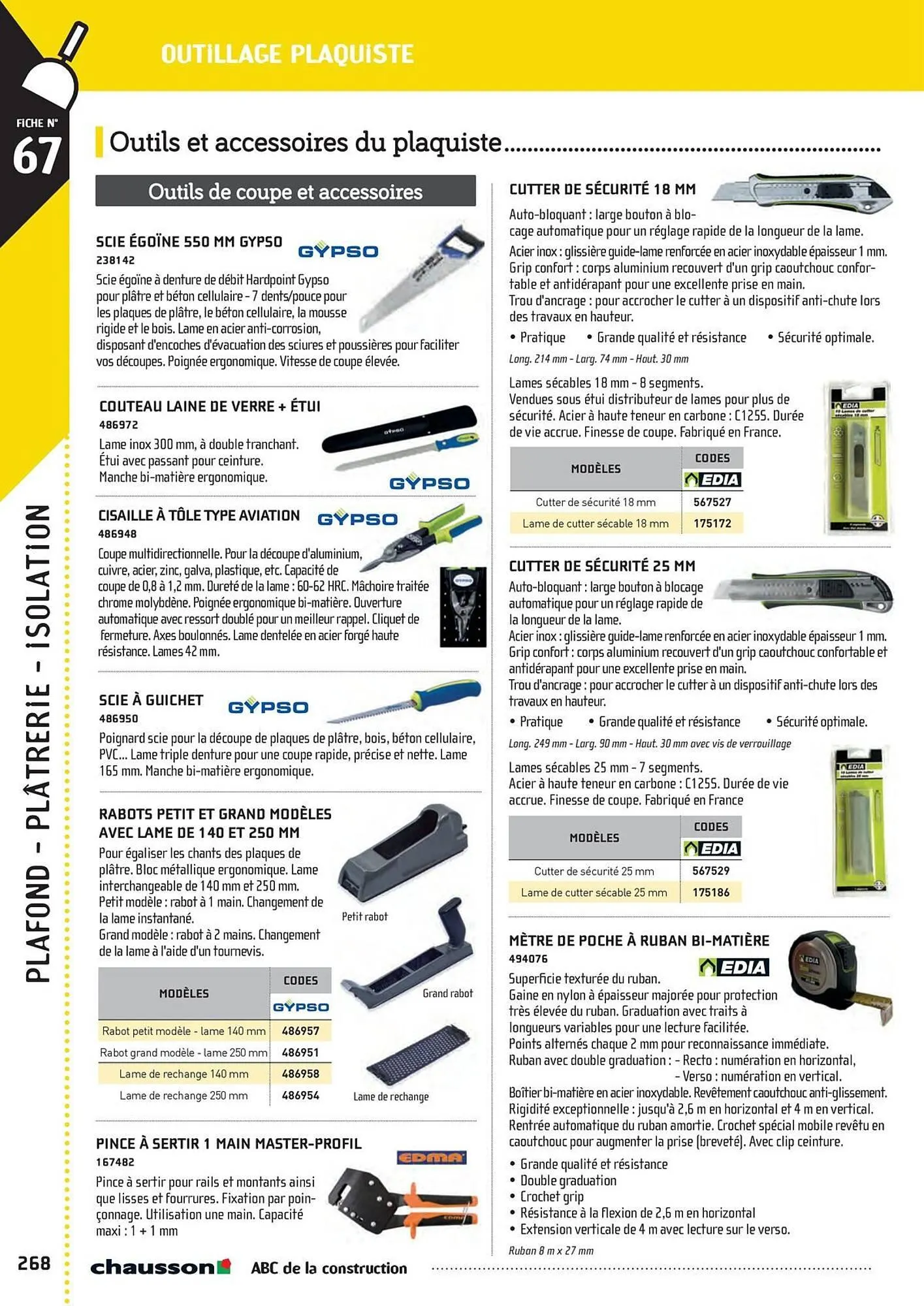 Catalogue Chausson Matériaux du 2 mai au 31 décembre 2025 - Catalogue page 270