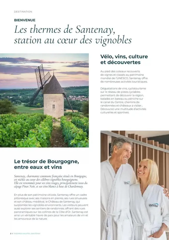 Brochure établissement Santenay 2025 du 17 mars au 22 novembre 2025 - Catalogue page 2