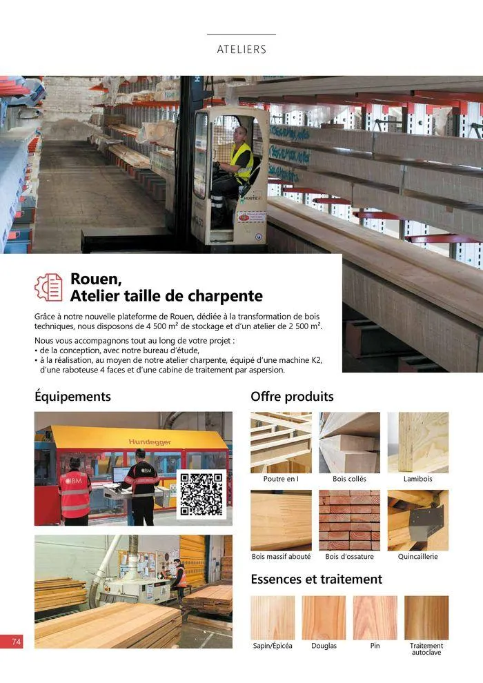 Guide construction bois 2024/2025 du 23 août au 31 décembre 2025 - Catalogue page 74