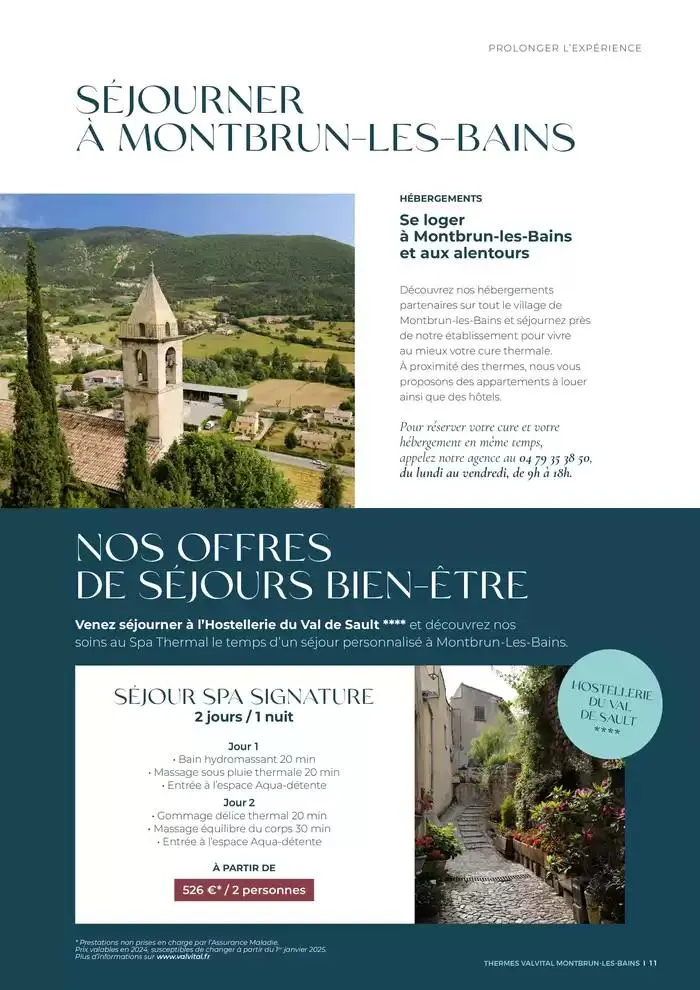 Brochure établissement Montbrun-les-Bains 2025 du 3 mars au 29 novembre 2025 - Catalogue page 11