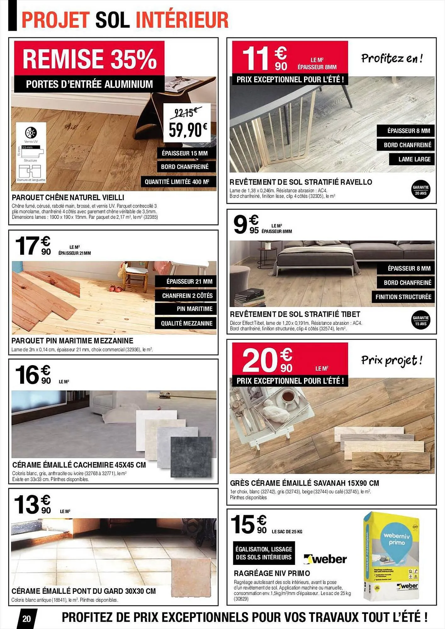 Catalogue Chretien Matériaux du 6 juillet au 19 août 2023 - Catalogue page 20
