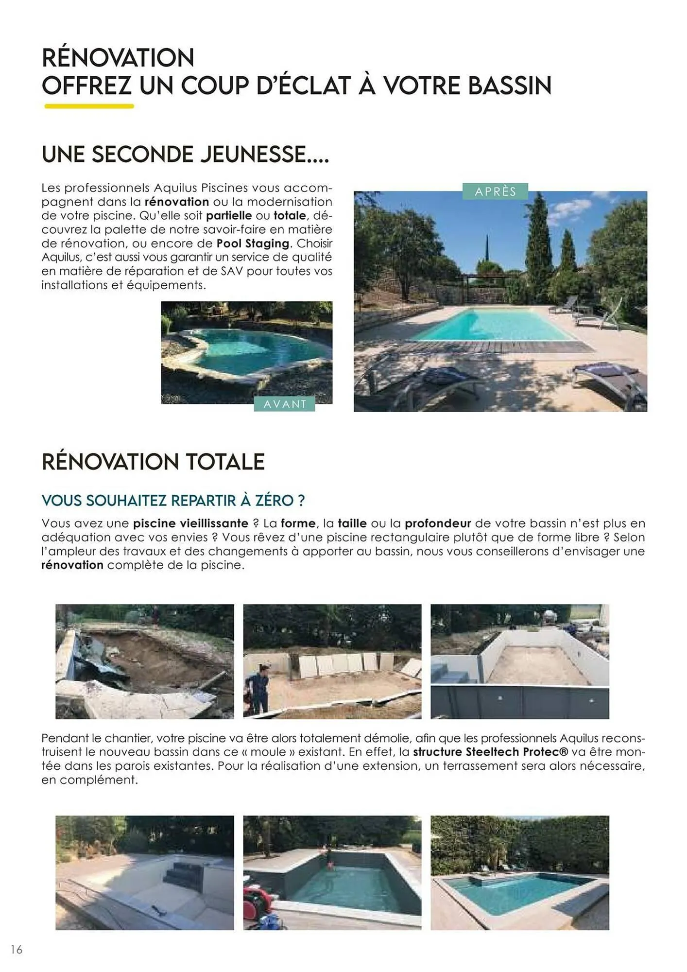 Catalogue Aquilus Piscines du 23 octobre au 31 décembre 2023 - Catalogue page 16