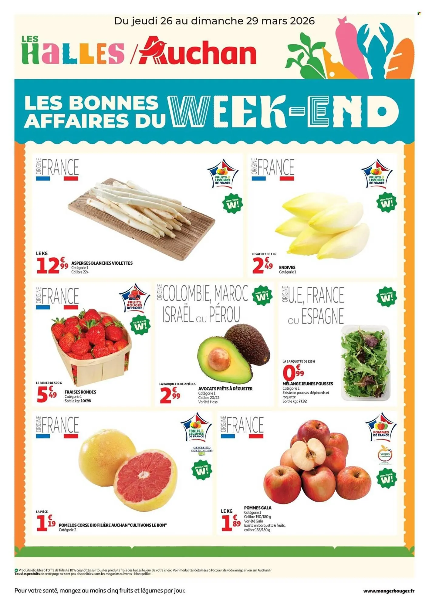 Catalogue Auchan du 26 mars au 29 mars 2026 - Catalogue page 1