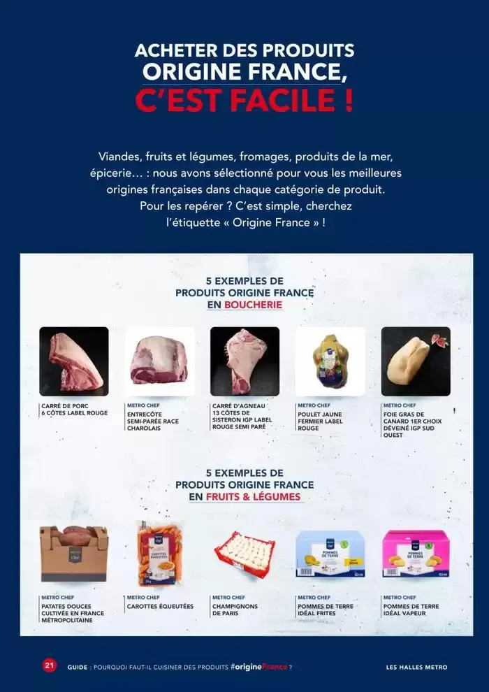 Metro Guide Origine France du 26 février au 31 décembre 2025 - Catalogue page 21