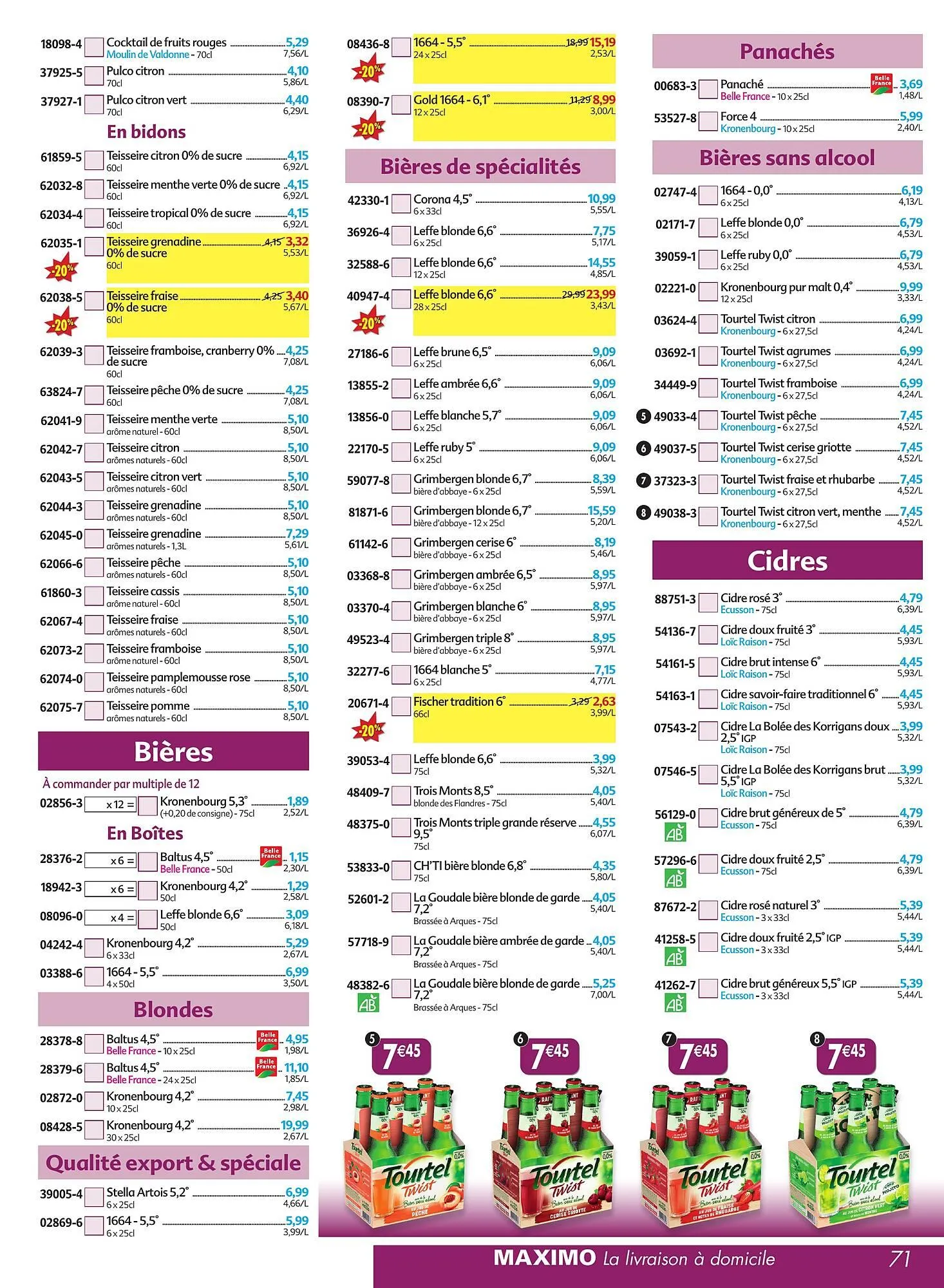 Catalogue Maximo du 30 septembre au 31 octobre 2025 - Catalogue page 71