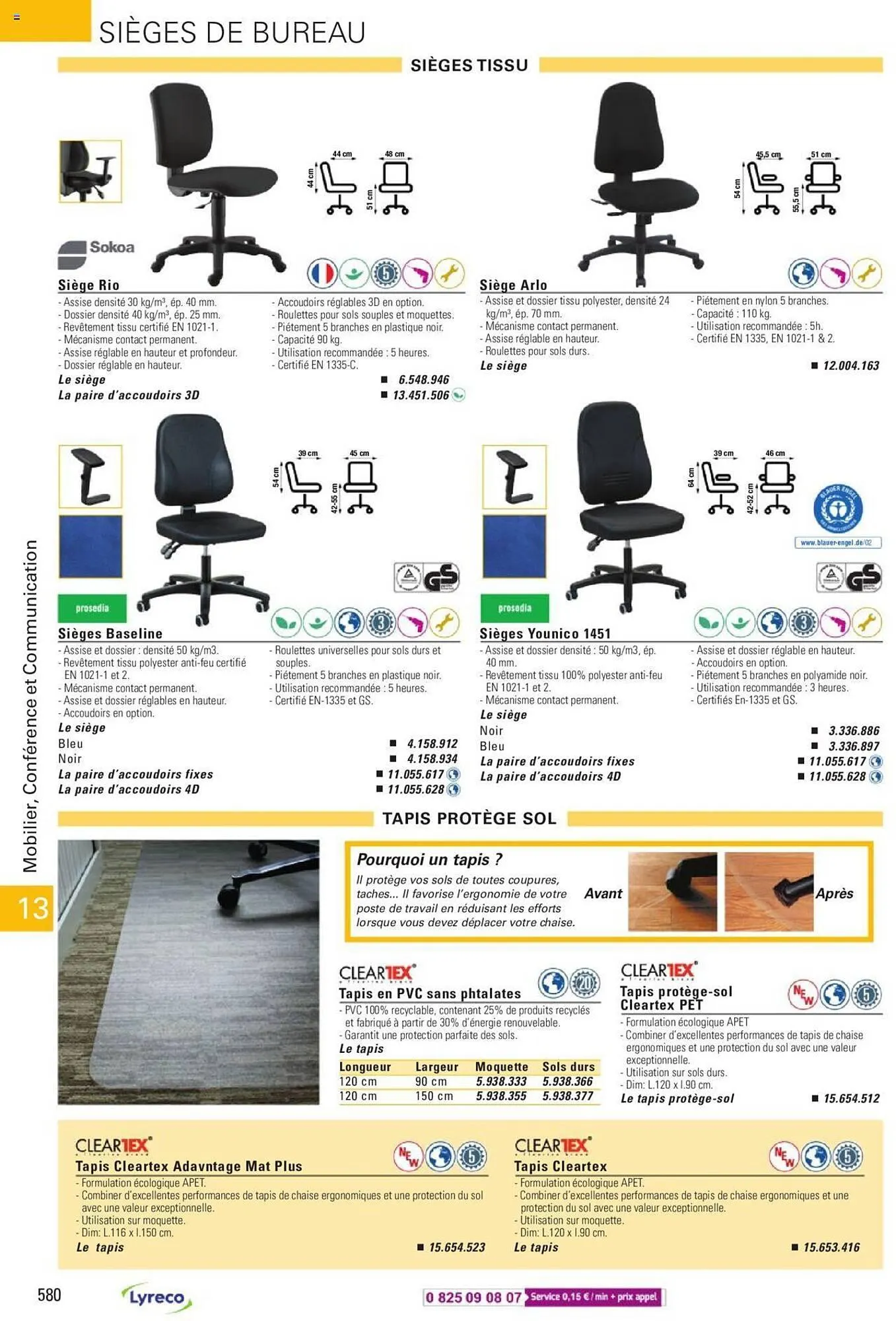Catalogue Lyreco du 15 mai au 31 décembre 2023 - Catalogue page 580