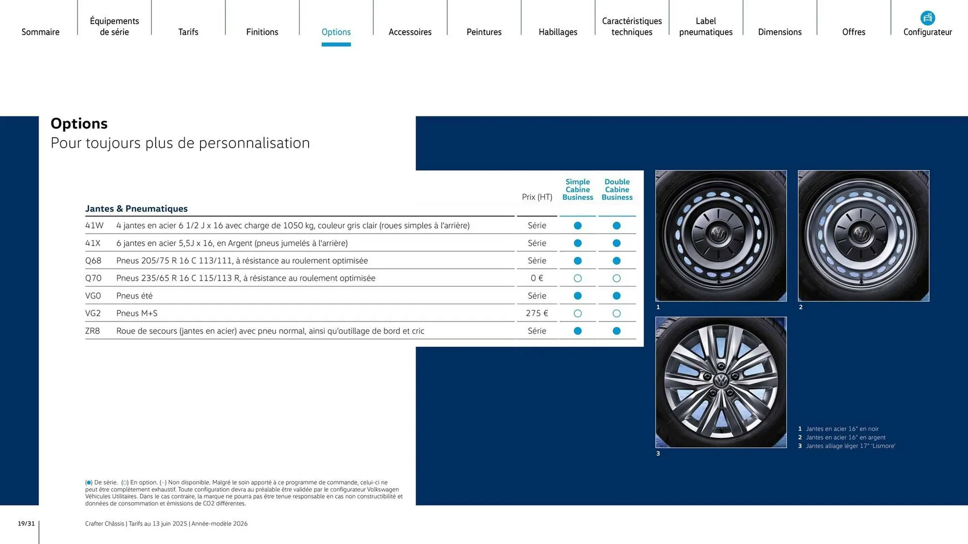 Catalogue Volkswagen du 7 août au 31 mars 2026 - Catalogue page 19