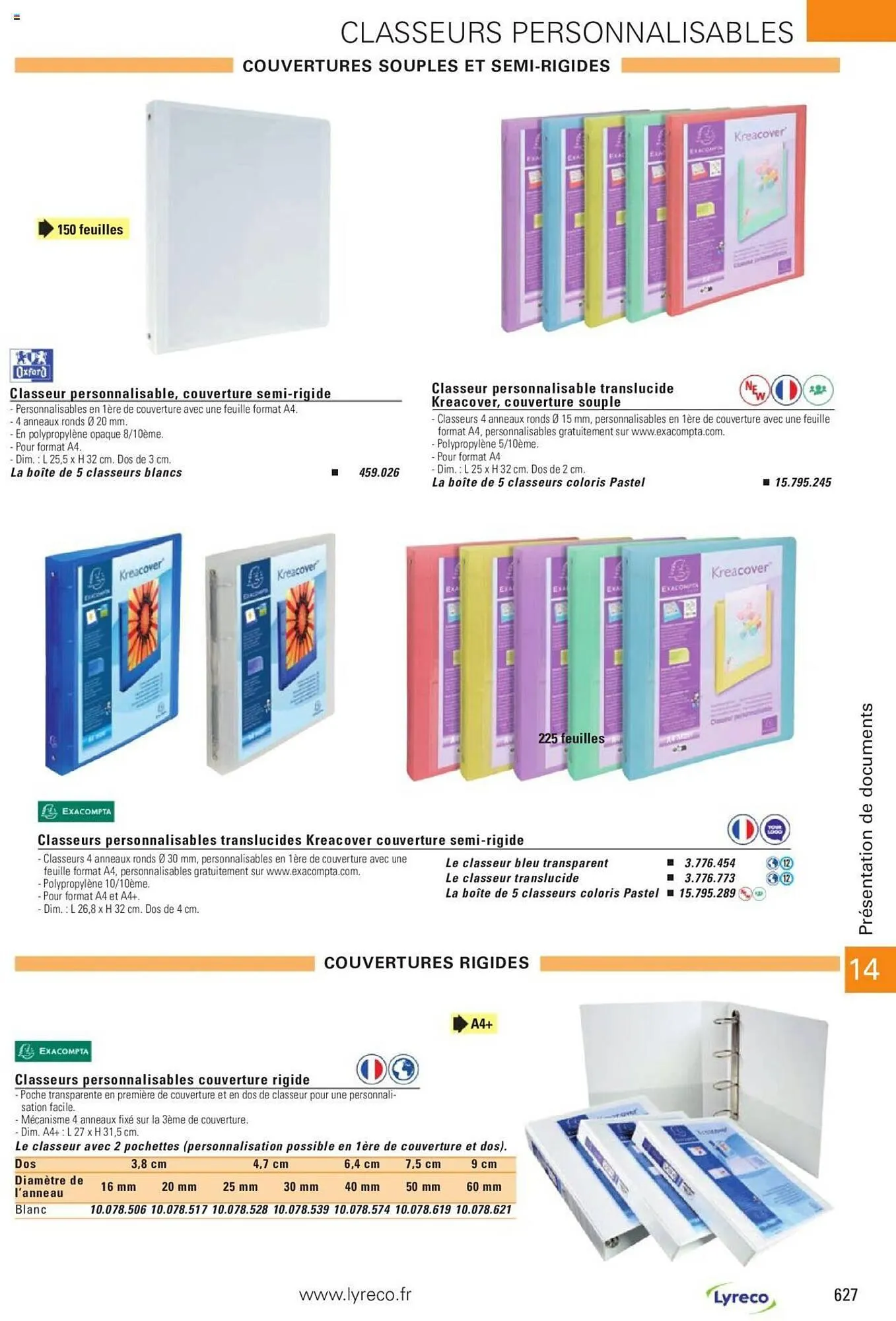 Catalogue Lyreco du 15 mai au 31 décembre 2023 - Catalogue page 627