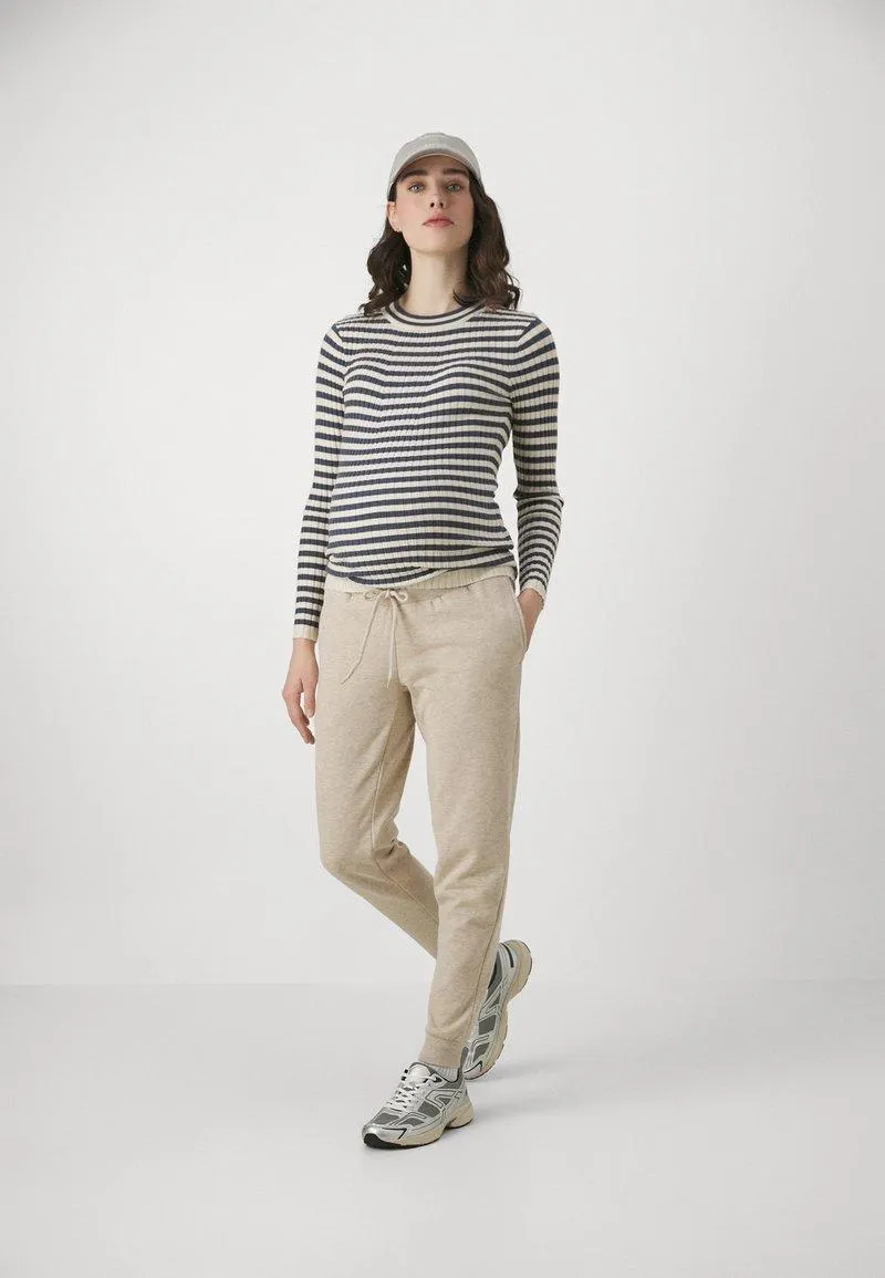 2 PACK - Pantalon de survêtement - black/mottled beige