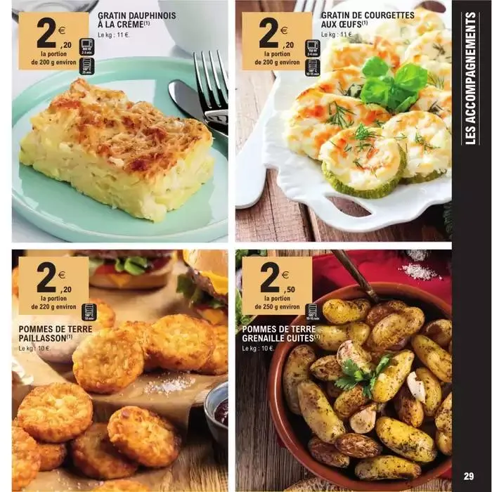 CARTE TRAITEUR PERMANENTE - MIXTE du 8 avril au 17 novembre 2025 - Catalogue page 29